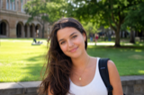 Ana Rodríguez, estudiante en Melbourne